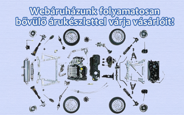 Autóalkatrész webshop webáruház